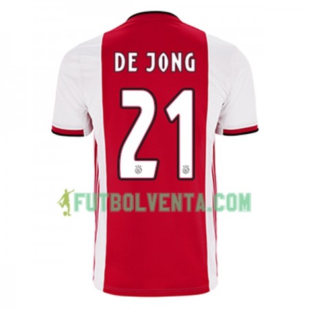 Camiseta de fútbol AFC Ajax Frenkie de Jong 21 1ª equipación 2019/2020 Camiseta de fútbol AFC Ajax Frenkie de Jong 21 1ª equipación 2019/2020